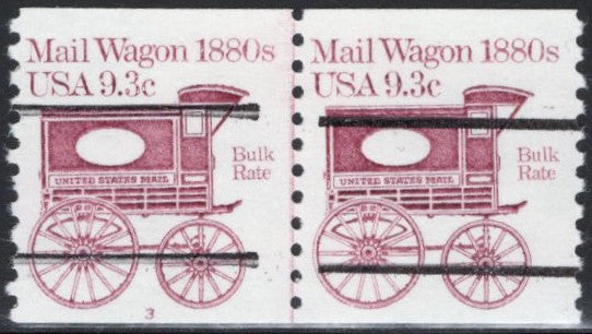 # 1903a (1981) 1880's Mail Wagon, Precancel - PS/2, #3, Gap, VF MNH