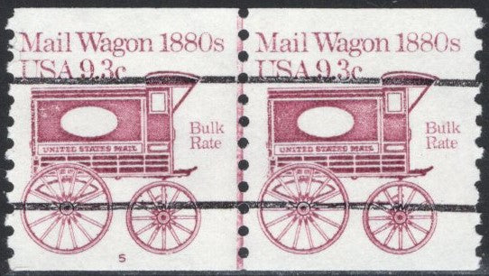 # 1903a (1981) 1880's Mail Wagon, Precancel - PS/2, #5, VF MNH