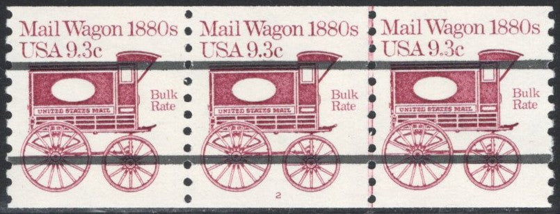# 1903a (1981) 1880's Mail Wagon, Precancel - PS/3, #2, XF MNH