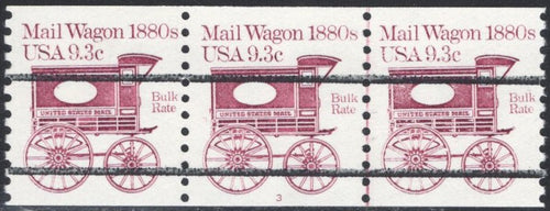 # 1903a (1981) 1880's Mail Wagon, Precancel - PS/3, #3, XF MNH