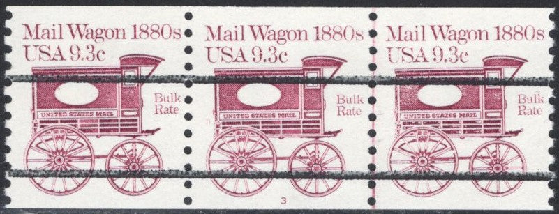 # 1903a (1981) 1880's Mail Wagon, Precancel - PS/3, #3, XF MNH