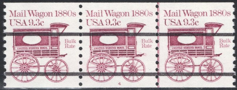 # 1903a (1981) 1880's Mail Wagon, Precancel - PS/3, #4, XF MNH