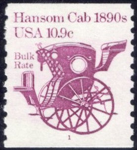 # 1904 (1982) 1890's Hansom Cab - PS/1, #1, VF MNH