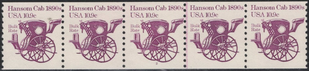 # 1904 (1982) 1890's Hansom Cab - PS/5, #1, F MNH
