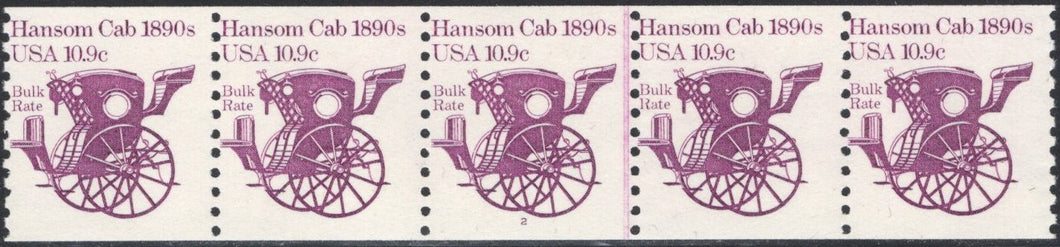 # 1904 (1982) 1890's Hansom Cab - PS/5, #2, VG MNH
