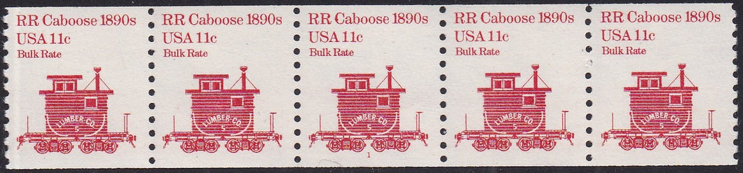 # 1905 (1984) 1890's RR Caboose - PS/5, #1, VF MNH (PNC)
