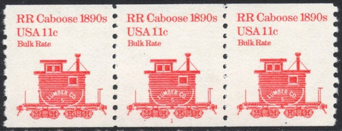 # 1905b (1991) 1890's RR Caboose, Precancel, No Lines - PS/3, #1, VF MNH