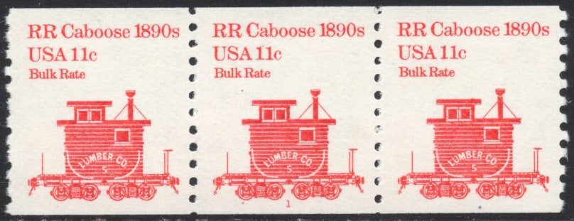 # 1905b (1991) 1890's RR Caboose, Precancel, No Lines - PS/3, #1, VF MNH