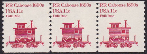 # 1905b (1991) 1890's RR Caboose, Precancel, No Lines - PS/3, #2, FVF MNH (PNC)