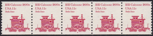 # 1905b (1991) 1890's RR Caboose, Precancel, No Lines - PS/5, #2, FVF MNH (PNC)