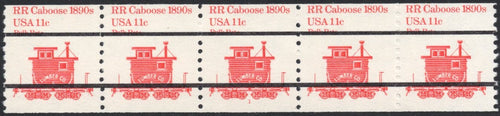 # 1905a (1991) 1890's RR Caboose, Precancel, Lines - PS/5, #1, FVF MNH