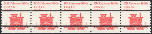 # 1905a (1991) 1890's RR Caboose, Precancel, Lines - PS/5, #1, VF MNH