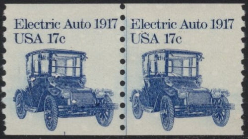 # 1906 (1981) 1917 Electric Auto - PS/2, #1, HB, VF MNH