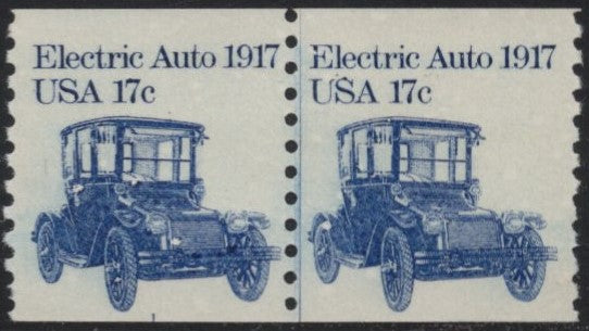 # 1906 (1981) 1917 Electric Auto - PS/2, #1, HB, VF MNH