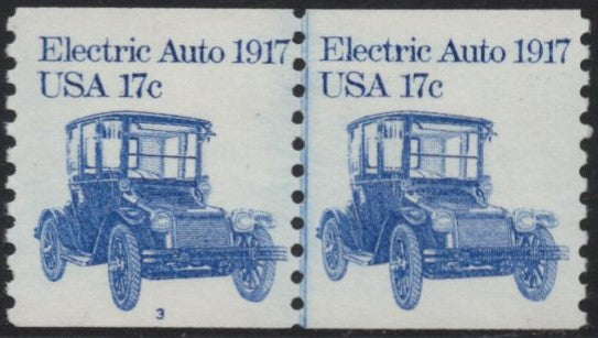 # 1906 (1981) 1917 Electric Auto - PS/2, #3, VF MNH