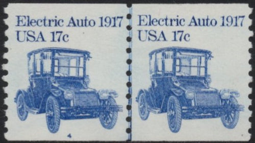 # 1906 (1981) 1917 Electric Auto - PS/2, #4, XF MNH