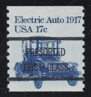 # 1906a (1981) 1917 Elecrtic Auto, Precancel, Type A, HB - Coil sgl, MNH
