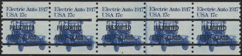 # 1906a (1981) 1917 Electric Auto - PS/5, #3, Type A, Gap 1L, FVF MNH