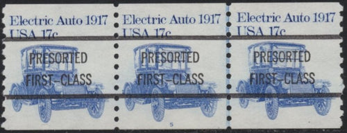 # 1906a (1981) 1917 Electric Auto - PS/3, Type A, #5, No Gap, XF MNH