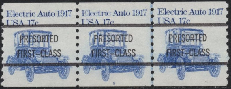 # 1906a (1981) 1917 Electric Auto - PS/3, Type A, #5, No Gap, XF MNH
