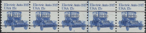 # 1906a (1981) 1917 Electric Auto - PS/5, #3, Type A, No Gap, F MNH