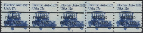 # 1906a (1981) 1917 Electric Auto - PS/5, #3, Type A, Normal Gap, VF MNH