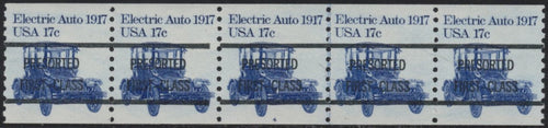 # 1906a (1981) 1917 Electric Auto - PS/5, #4, Type A, Gap 1L, VF/XF MNH