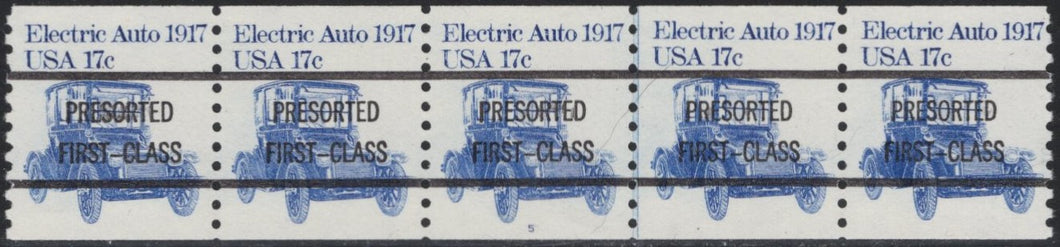 # 1906a (1981) 1917 Electric Auto - PS/5, #5, Type A, No Gap, VF MNH