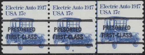 # 1906a (1981) 1917 Electric Auto - PS/3, #6, Type B, Gap, VF MNH