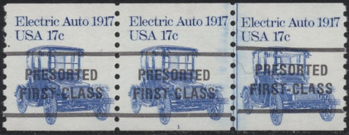 # 1906a (1981) 1917 Electric Auto - PS/3, #1, Type C, Gap, FVF MNH