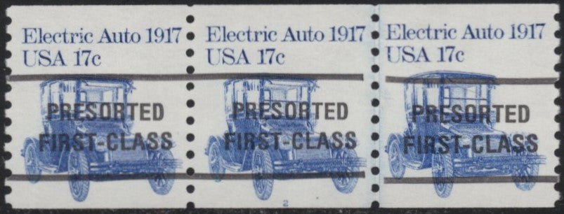 # 1906a (1981) 1917 Electric Auto - PS/3, Type C, #2, Gap, VF MNH