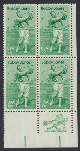 # 1933 (1981) Jones - Mr. Zip, BK/4, LR, MNH