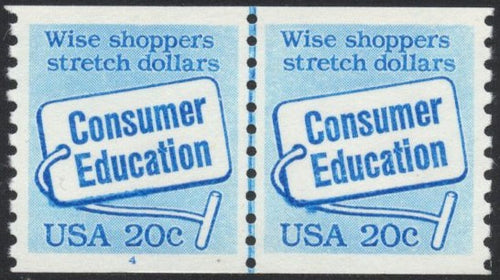 # 2005 (1982) Consumer Education - PS/2, #4, XF MNH