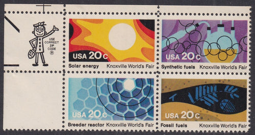 # 2006-09 (1982) World's Fair - Mr. Zip, BK/4, UL, MNH