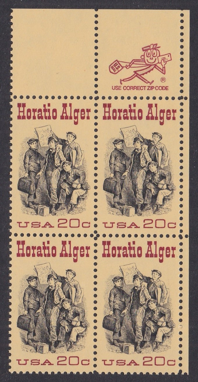 # 2010 (1982) Alger - Mr. Zip, BK/4, UR, MNH