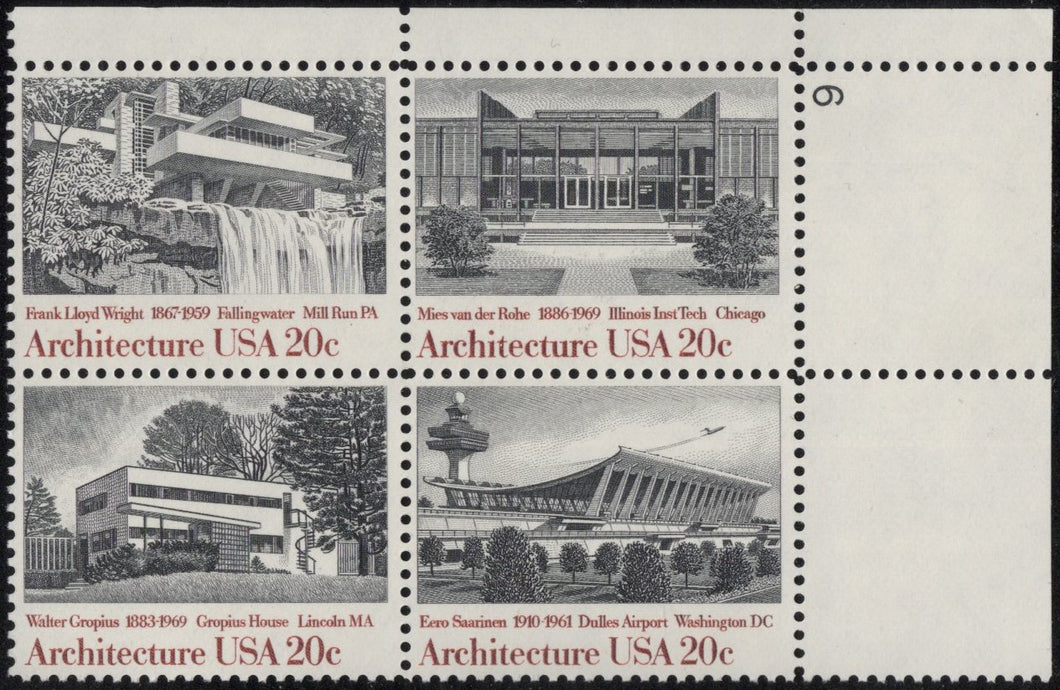 # 2019-22 (1982) Architecture - PB, UR #6, MNH