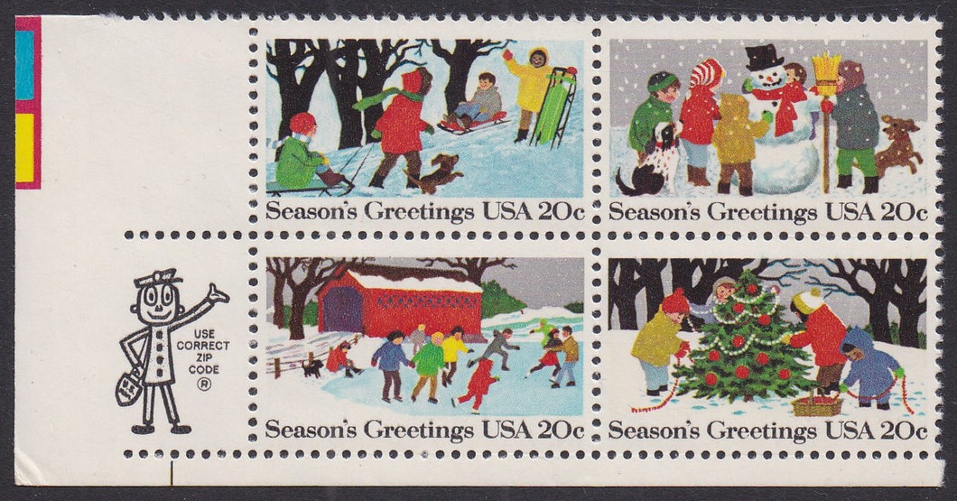 # 2027-30 (1982) Outdoor Activities - Mr. Zip, BK/4, LL, MNH