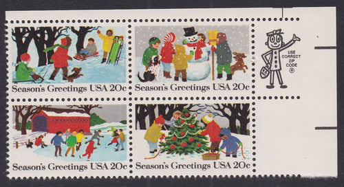 # 2027-30 (1982) Outdoor Activities - Mr. Zip, BK/4, UR, MNH