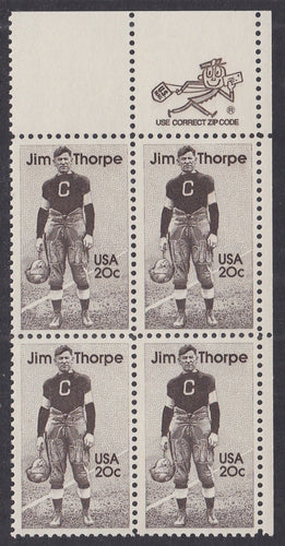 # 2089 (1984) Thorpe - Mr. Zip, BK/4, UR, MNH
