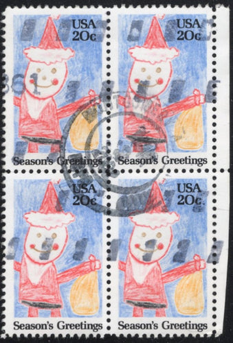 # 2108 (1984) Santa - Mr. Zip, BK/4, Used