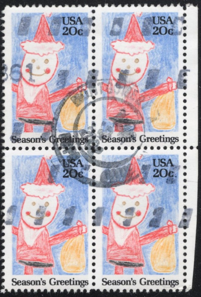 # 2108 (1984) Santa - Mr. Zip, BK/4, Used