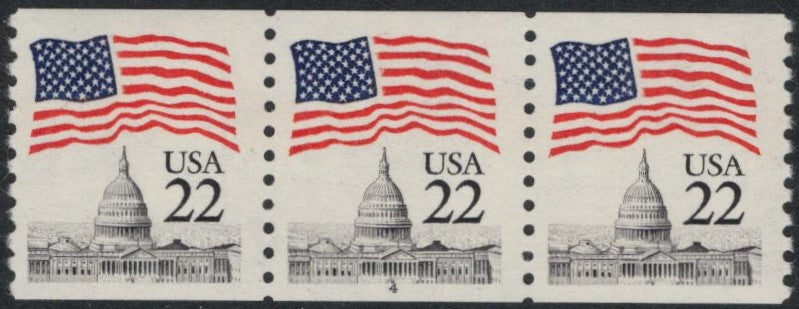 # 2115 (1985) Flag over Capitol Dome, WB Tag - PS/3, #4, MNH