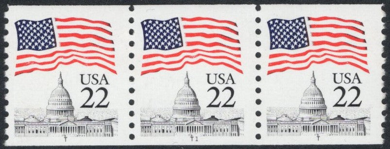 # 2115c (1987) Flag over Capitol Dome, 'T', OA Tag - PS/3, #T1, MNH