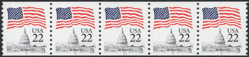 # 2115c (1987) Flag over Capitol, 'T', OA Tag - PS/5, #T1, XF MNH