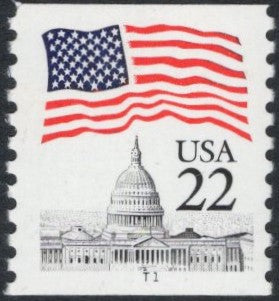 # 2115c (1987) Flag over Capitol Dome, 'T', OA Tag - PS/1, #T1, MNH