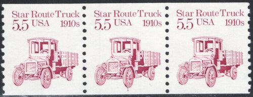 # 2125 (1986) 1910's Star Route Truck - PS/3, #1, VF MNH