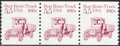 # 2125 (1986) 1910's Star Route Truck - PS/3, #1, XF MNH