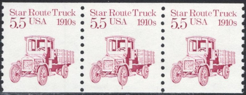 # 2125 (1986) 1910's Star Route Truck - PS/3, #1, XF MNH
