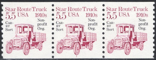# 2125a (1986) 1910's Star Route Truck, Precancel - PS/3, #1, FVF MNH