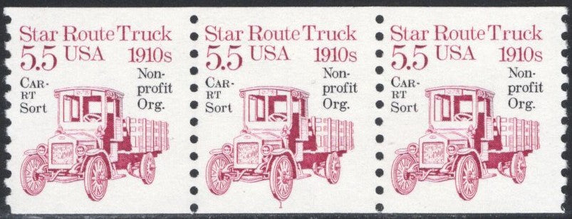 # 2125a (1986) 1910's Star Route Truck, Precancel - PS/3, #1, FVF MNH